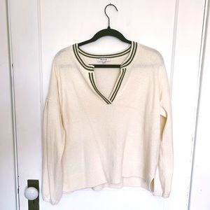 Madewell Wiltshire V-Neck Pullover Sweater